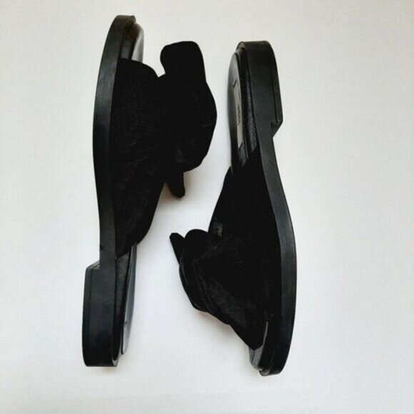 MIISTA London Valerie Sandal Bow Black Sz 36 / US 5.5 - Picture 10 of 13
